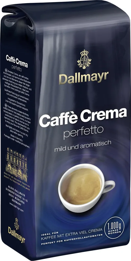 Dallmayr Caffè Crema Perfetto | Ganze Bohne | 1000g 2 Dallmayr Caffè Crema Perfetto | Ganze Bohne | 1000g – Bild 2