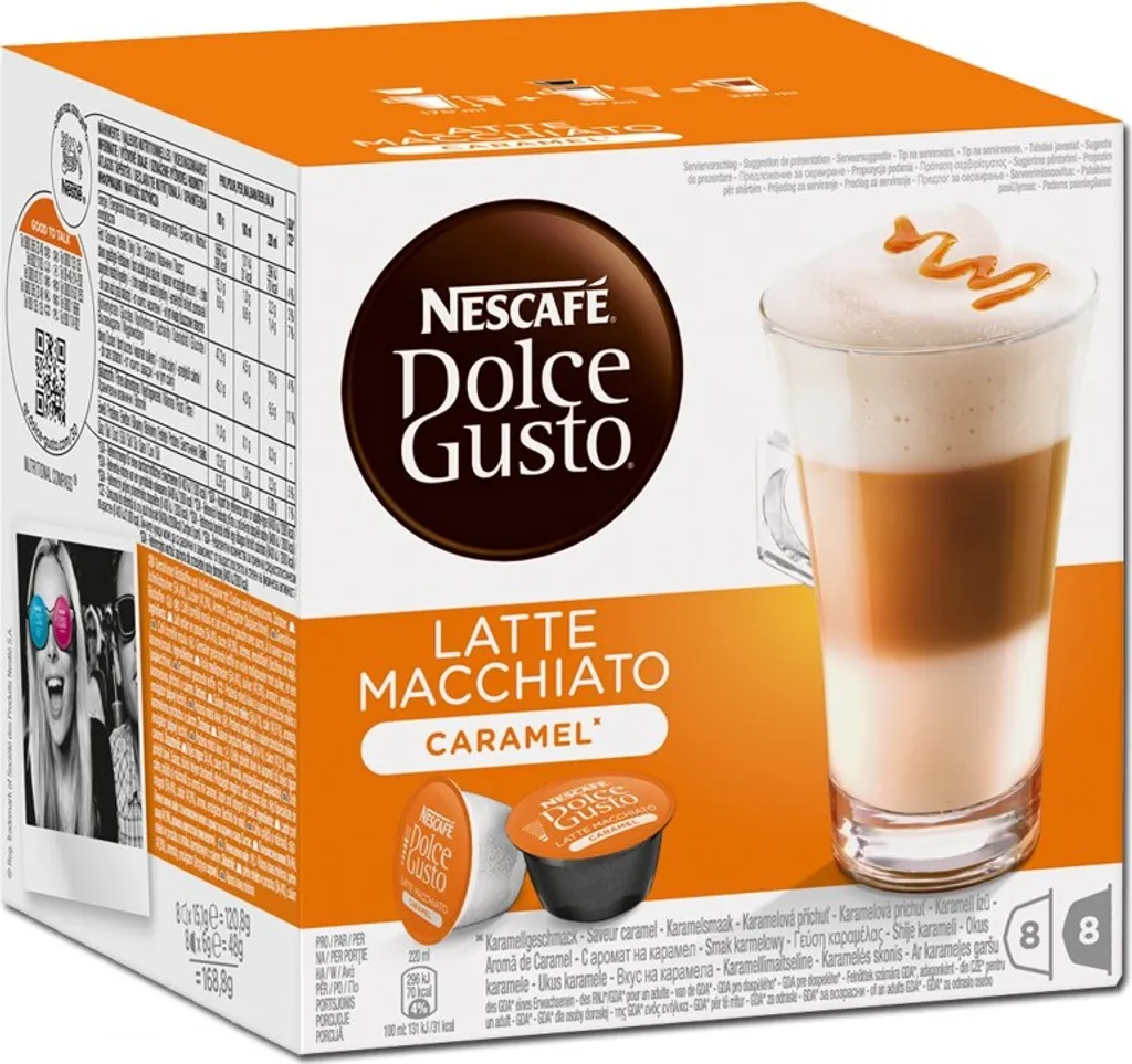 Nescafé® Nescafé Dolce Gusto Latte Macchiato Caramel | 8 Portionen 1 Nescafé® Nescafé Dolce Gusto Latte Macchiato Caramel | 8 Portionen