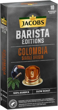 JACOBS Kapseln Barista Editions Colombia Origin 9 10 X 10 Nespresso®* Kompatibel 10 JACOBS Kapseln Barista Editions Colombia Origin 9 10 X 10 Nespresso®* Kompatibel -De’Longhi Verkaufsgeschäft f9b0eee20e3deabc88a7e2fc863cf3d1