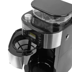 Barista Kaffeemaschine Mahlwerk 900W Edelstahl/Schwarz 12 Tassen Permanentfilter -De’Longhi Verkaufsgeschäft fa46e3f2ff0e5b3d62527613edf36e64