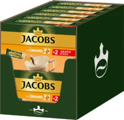 JACOBS Löskaffee 3in1 Typ Caramel Löslicher Kaffee 12 X 10+2 Getränke Sticks