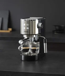 Krups XP 442 - Espresso Siebträger - Edelstahl/schwarz -De’Longhi Verkaufsgeschäft fb834d1c5c9b741385c326420145bf46