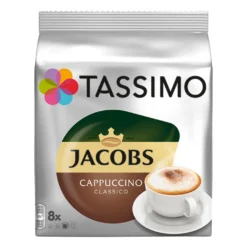 Tassimo Jacobs Cappuccino Classico (5 X 8 Getränke) -De’Longhi Verkaufsgeschäft fb8a48aa6d5c65b5e02e5f9383985946