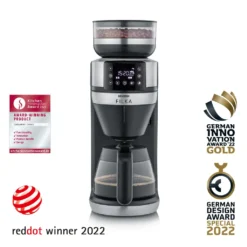 SEVERIN FILKA Vollautomat Für Filterkaffee Mit Glaskanne KA 4850 Aus Edelstahl, Matt-schwarz Edelstahl-gebürstet -De’Longhi Verkaufsgeschäft fe61dbebc65bb660ac84317f3cff80cf