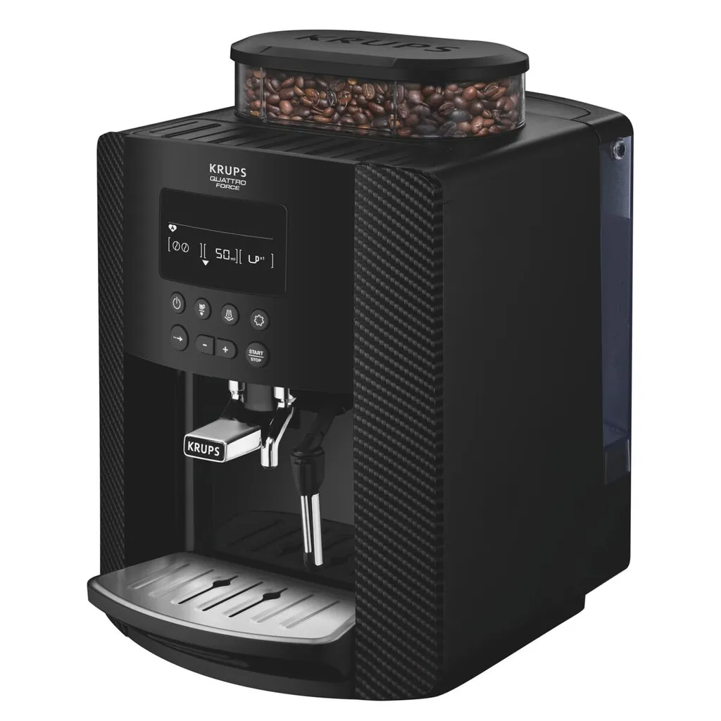 Krups Kaffeevollautomat Quattro Force Mit Milchaufschäumdüse + Mahlwerk EA817K 5 Krups Kaffeevollautomat Quattro Force Mit Milchaufschäumdüse + Mahlwerk EA817K – Bild 5